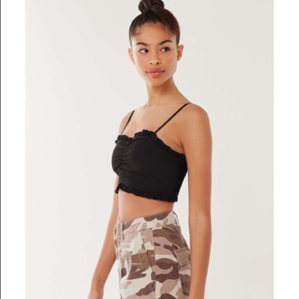 Urban Outfitter Harrison Ruched Crop Top